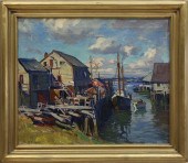 EMILE GRUPPE OIL ON CANVAS "GL