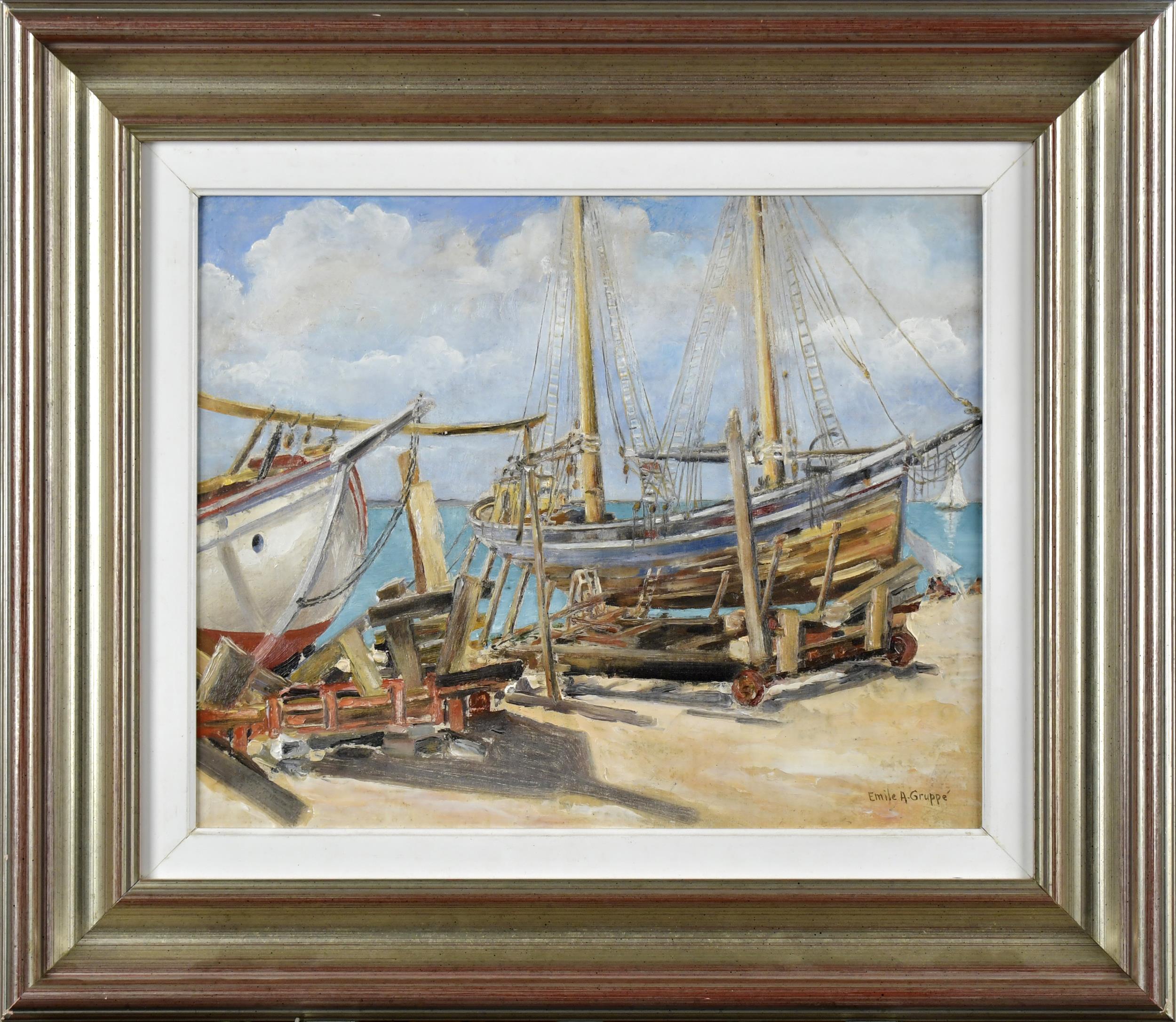 EMILE GRUPPPE OIL, THE DOCKS. Emile