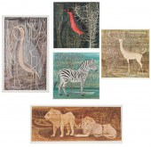 EMILE NORMAN, FIVE PRINTS: BIR