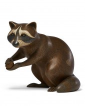 EMILE NORMAN, SEATED RACCOONEm