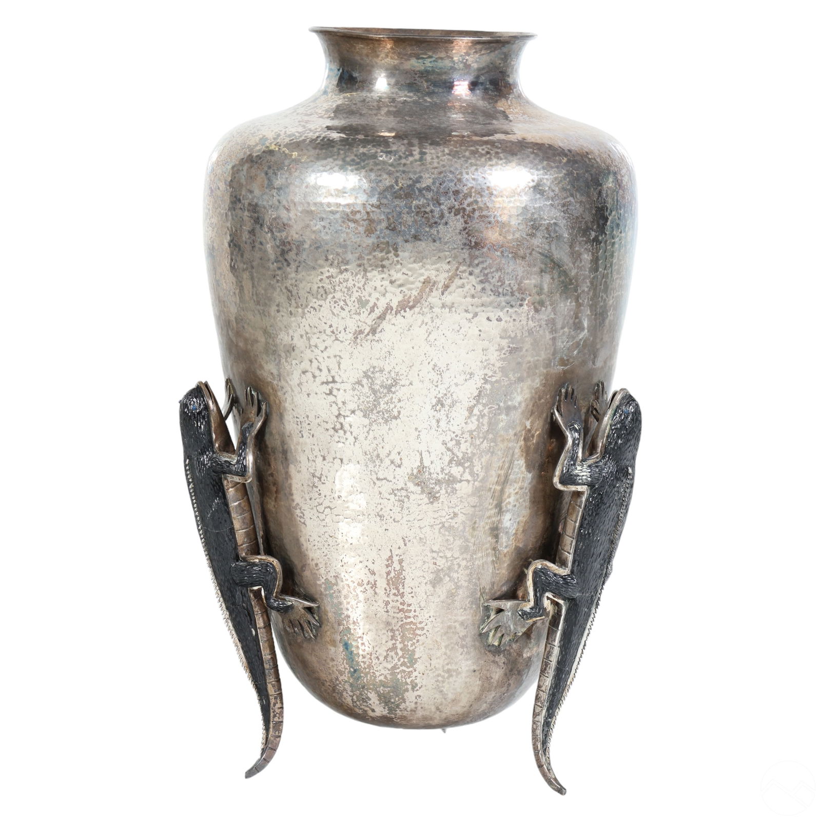 EMILIA CASTILLO SILVER PLATE IGUANA