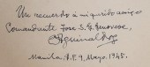 EMILIO AGUINALDO SIGNED BIOGRA