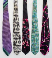 EMILIO PUCCI COLORFUL SILK TIE