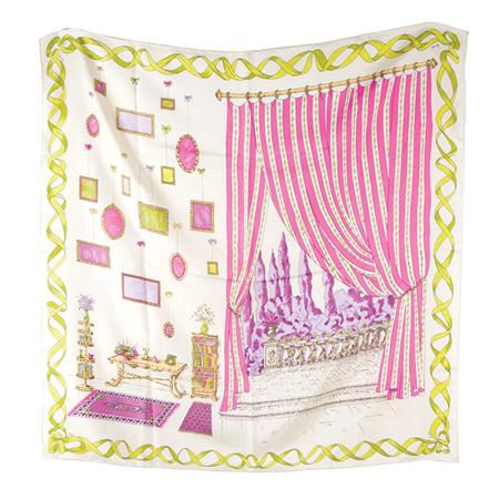 Emilio Pucci Figurative Scarf 	 