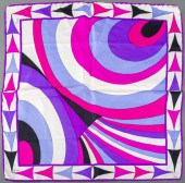 EMILIO PUCCI GEOMETRIC SILK SC
