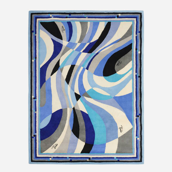 Emilio Pucci. Lamborghini carpet.