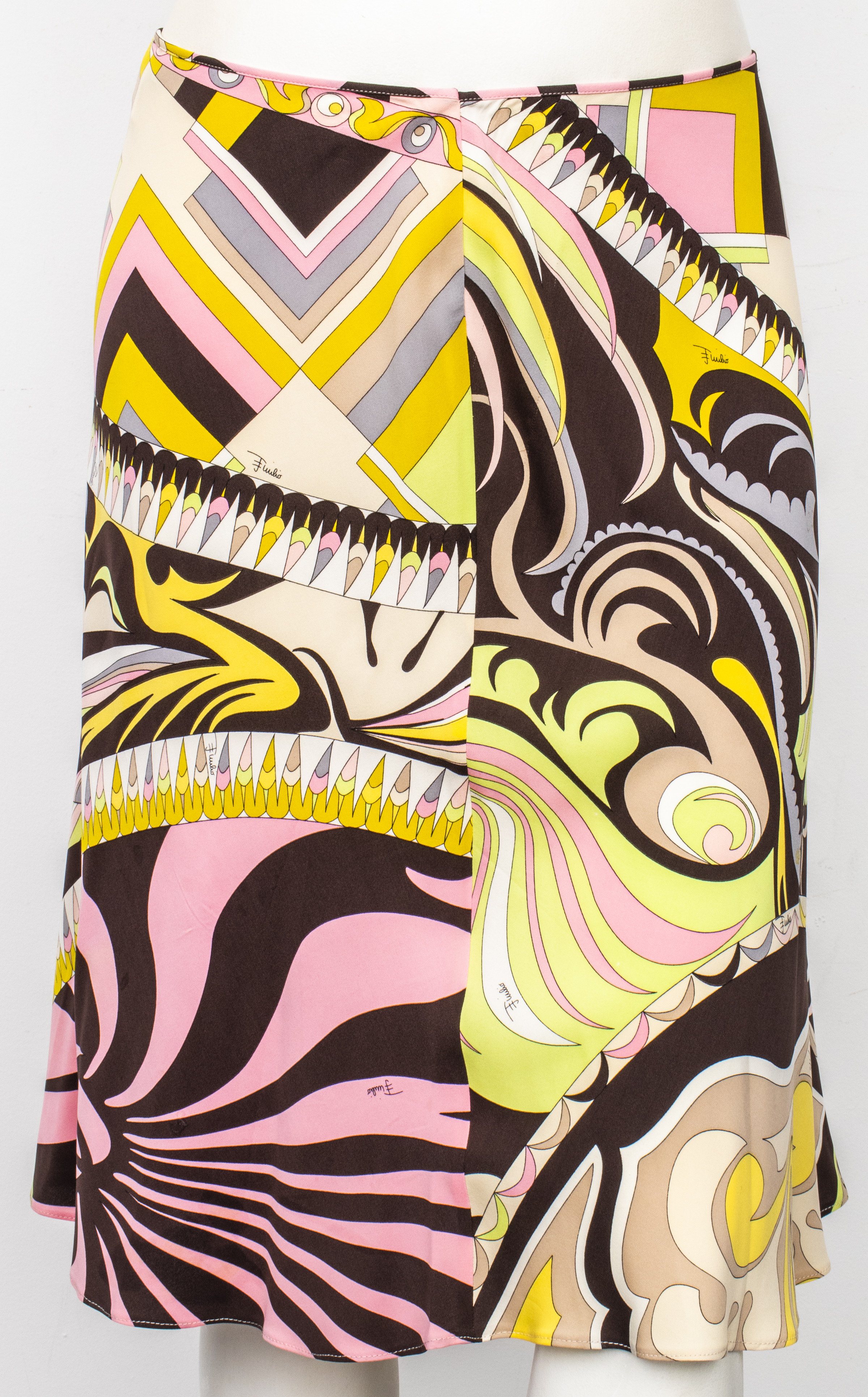 EMILIO PUCCI SIGNED PRINT SILK