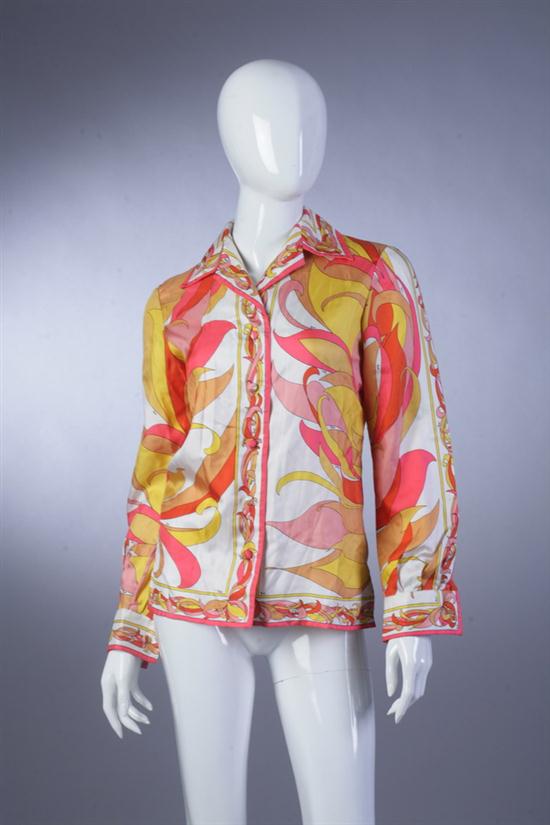 EMILIO PUCCI SILK BLOUSE early