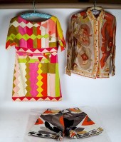 EMILIO PUCCI: VINTAGE LOT OF 3