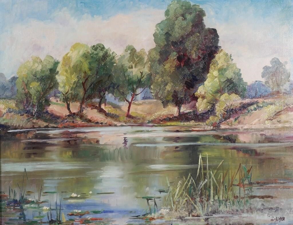 EMILY DILLARD—OIL ON CANVAS—WHITE