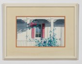 EMILY JAMES, PORCH, FLORAL WAT