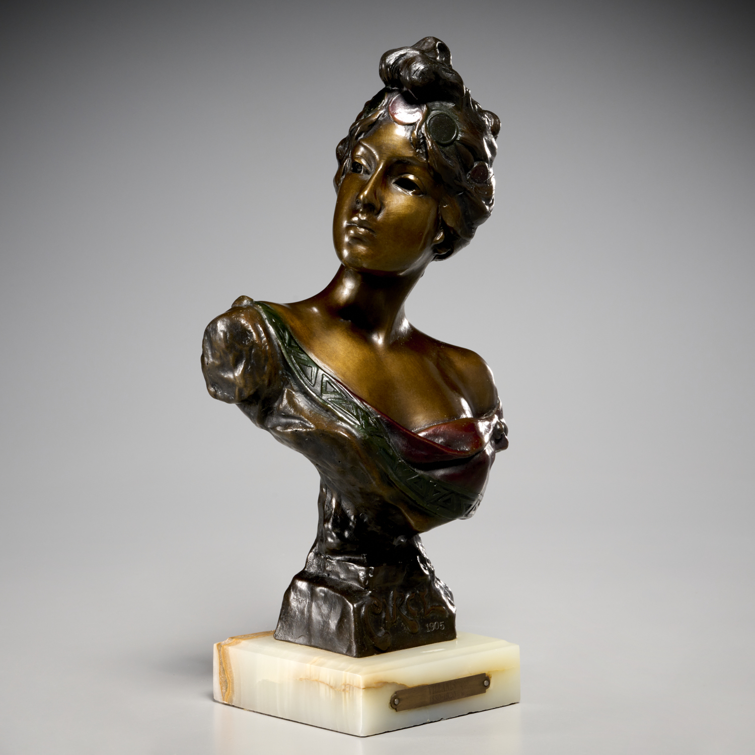 EMMANUEL VILLANIS (AFTER), BUST