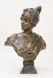 EMMANUEL VILLANIS BRONZE BUST