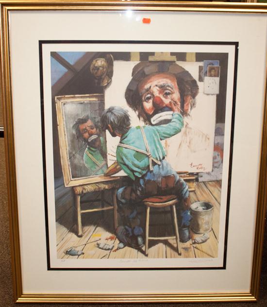 Emmett self-portrait lithograph