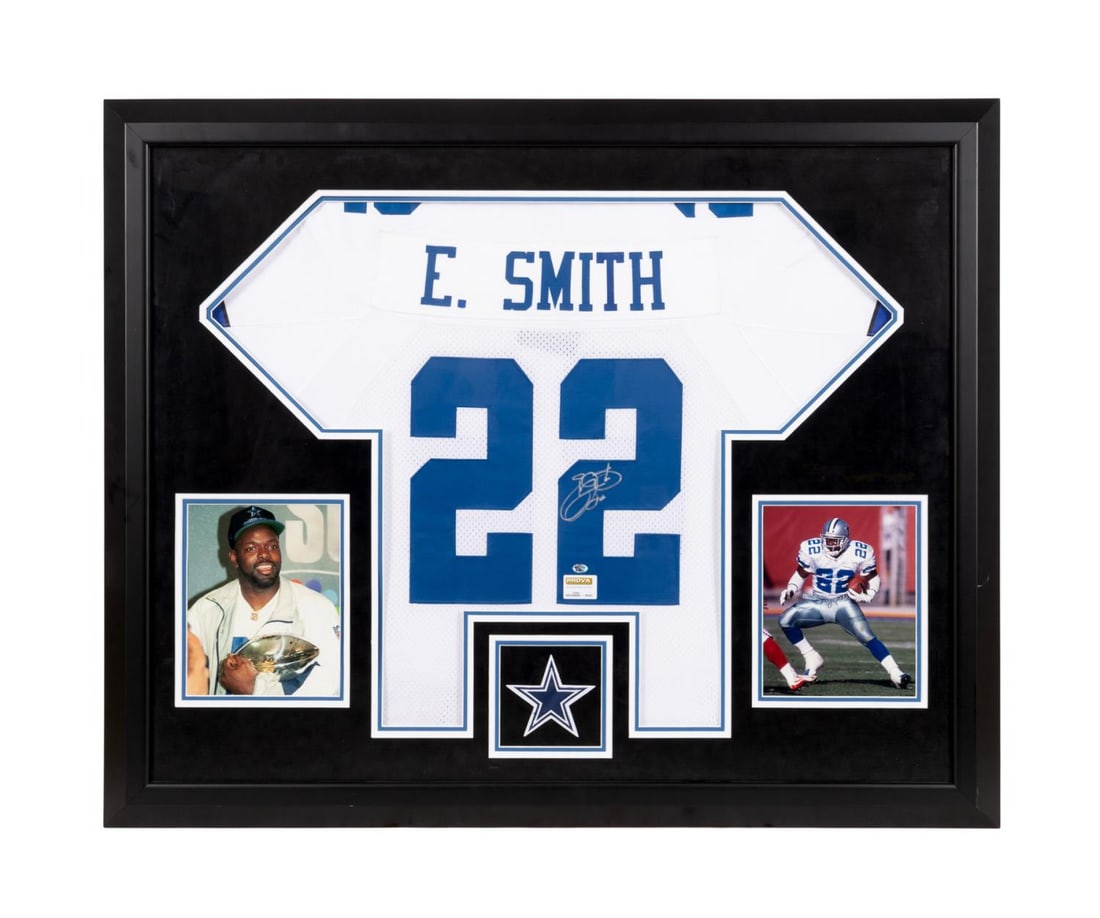 EMMITT SMITH SIGNED & FRAMED