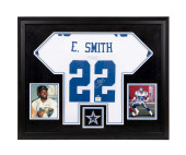 EMMITT SMITH SIGNED & FRAMED C