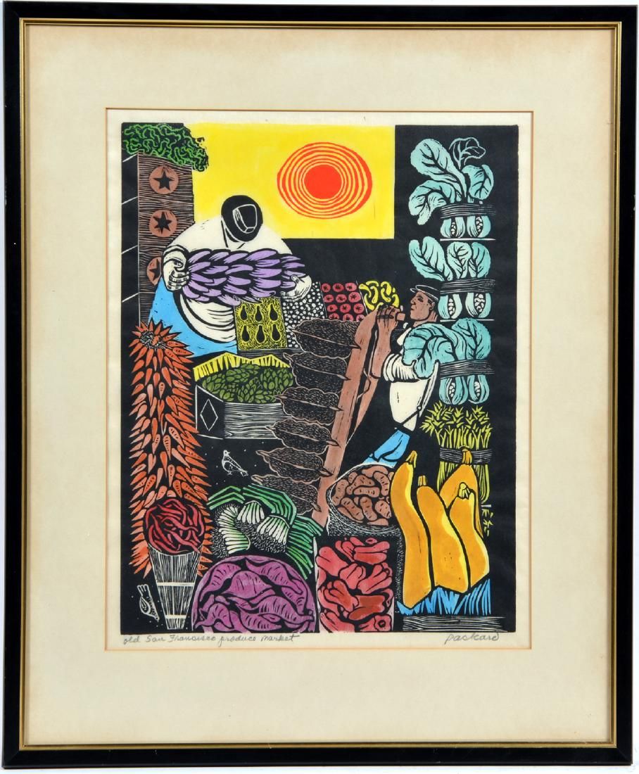 EMMY LOU PACKARD, LITHOGRAPH, OLD