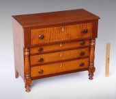 EMPIRE 4 DRAWER TIGER MAPLE CH