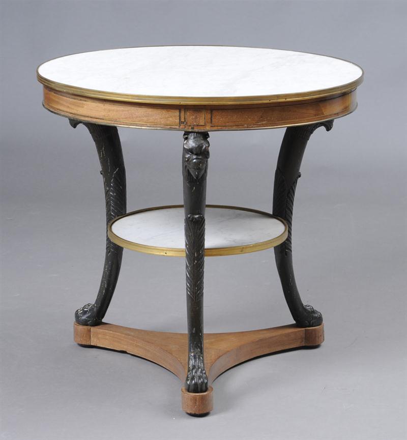 EMPIRE BRASS-INLAID MAHOGANY