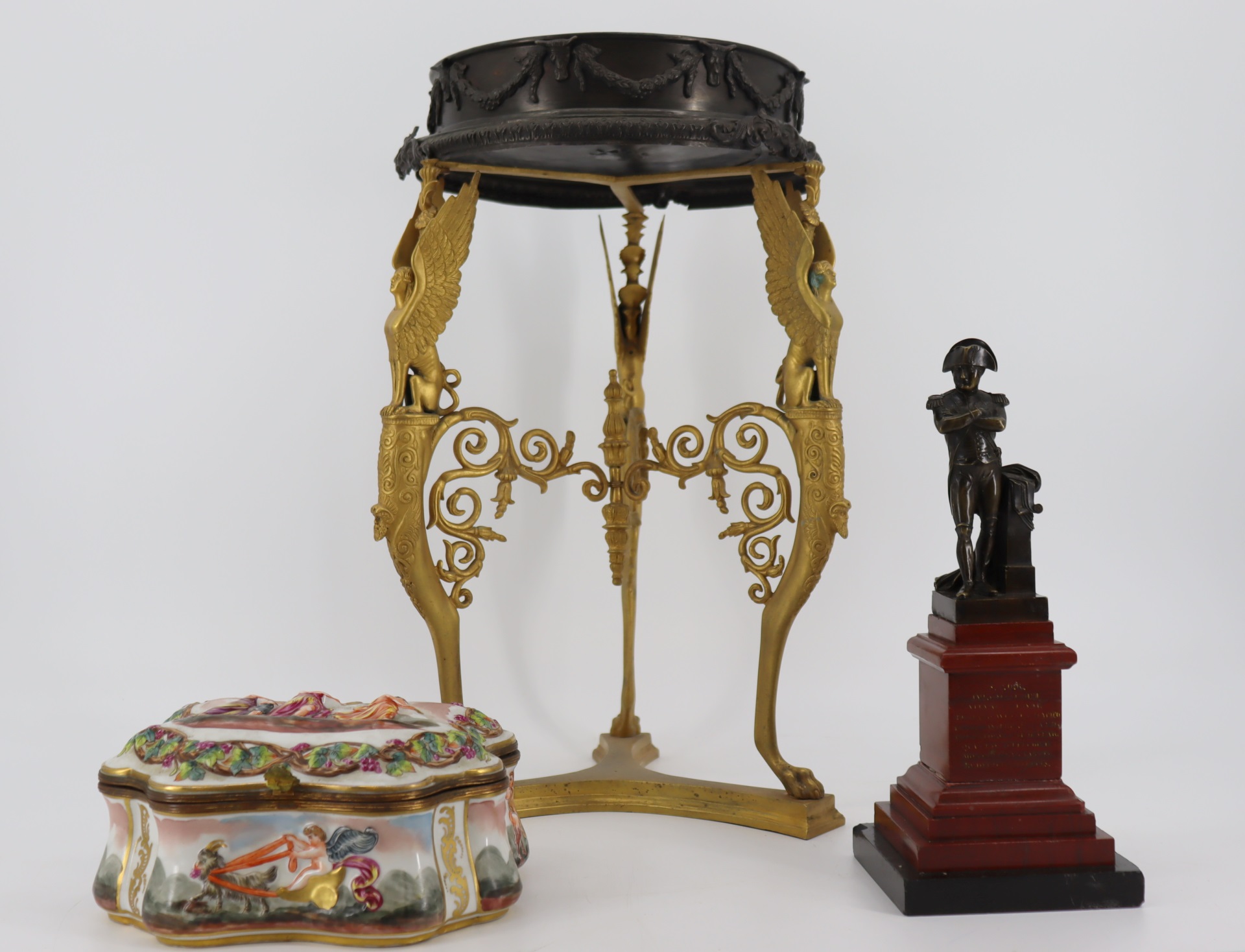 EMPIRE BRONZE CENTERPIECE, BRONZE