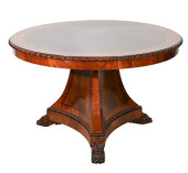 EMPIRE CARVED ROUND PEDESTAL D