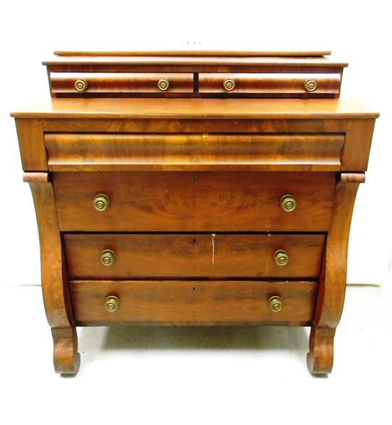 Empire chest of drawers  mahogany