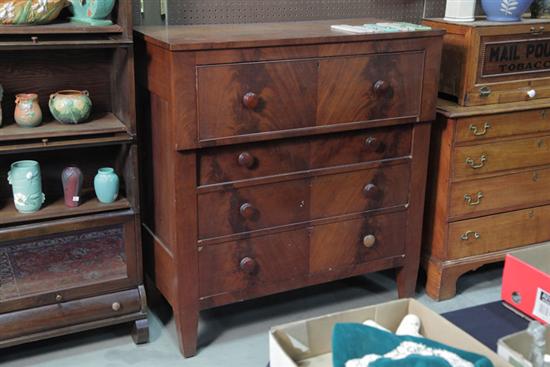 EMPIRE CHEST OF DRAWERS. Mahogany