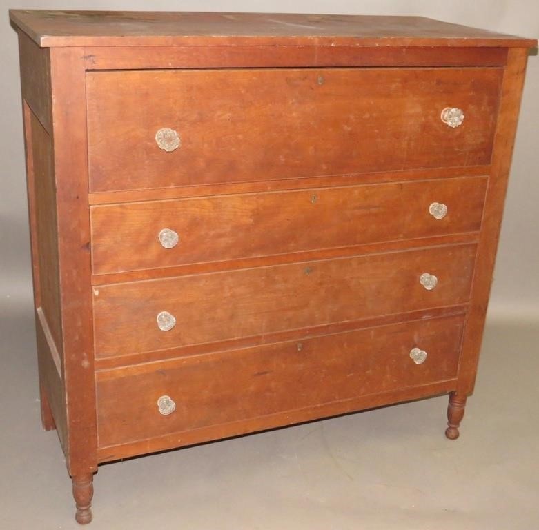 EMPIRE CHEST OF DRAWERSca. 1840; in