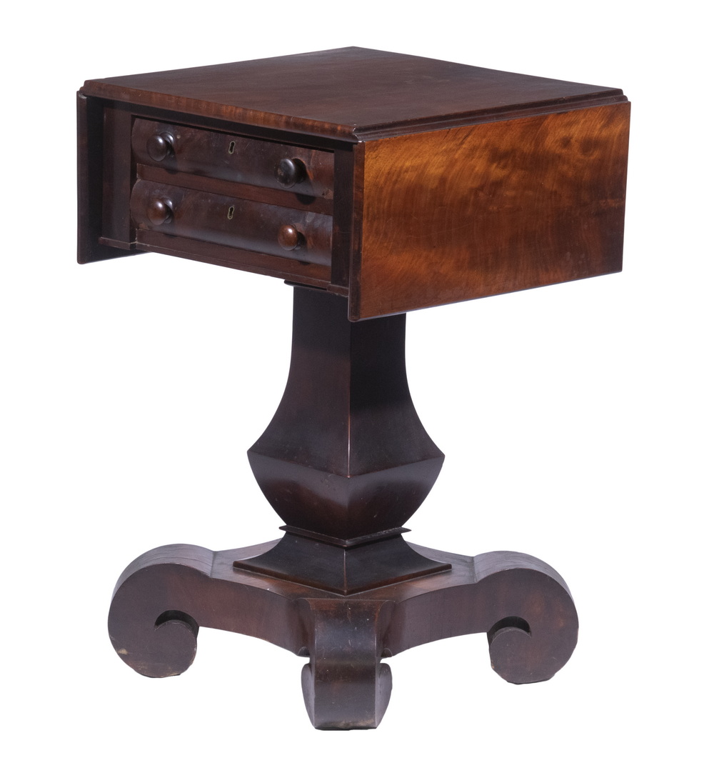 EMPIRE DROP LEAF STAND 19th c.