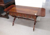 EMPIRE DROPLEAF MAHOGANY SOFA