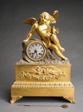 EMPIRE GILT BRONZE FIGURAL MAN