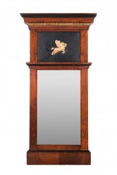 EMPIRE GILT BRONZE & MAHOGANY