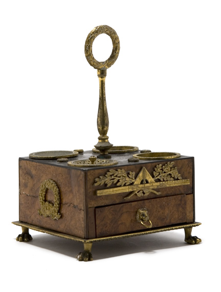 Empire Gilt-Bronze Mounted Burl