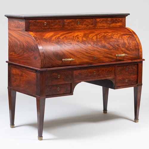 EMPIRE GILT-BRONZE-MOUNTED MAHOGANY