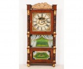 Empire mahogany 8-day clock by