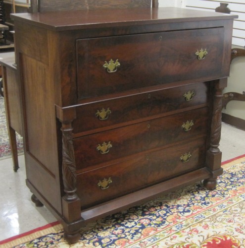 EMPIRE MAHOGANY BUREAU DESK