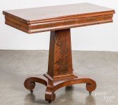 EMPIRE MAHOGANY CARD TABLE, MI