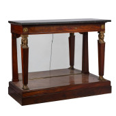 EMPIRE MAHOGANY CONSOLE TABLE<
