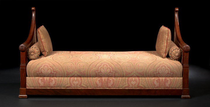 Empire Mahogany Day Bed,  early