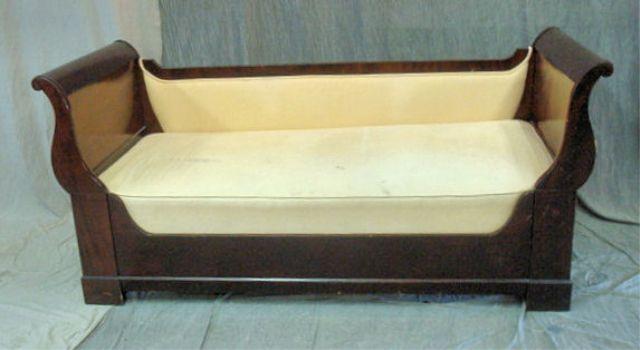 Empire Mahogany Day Bed. From a