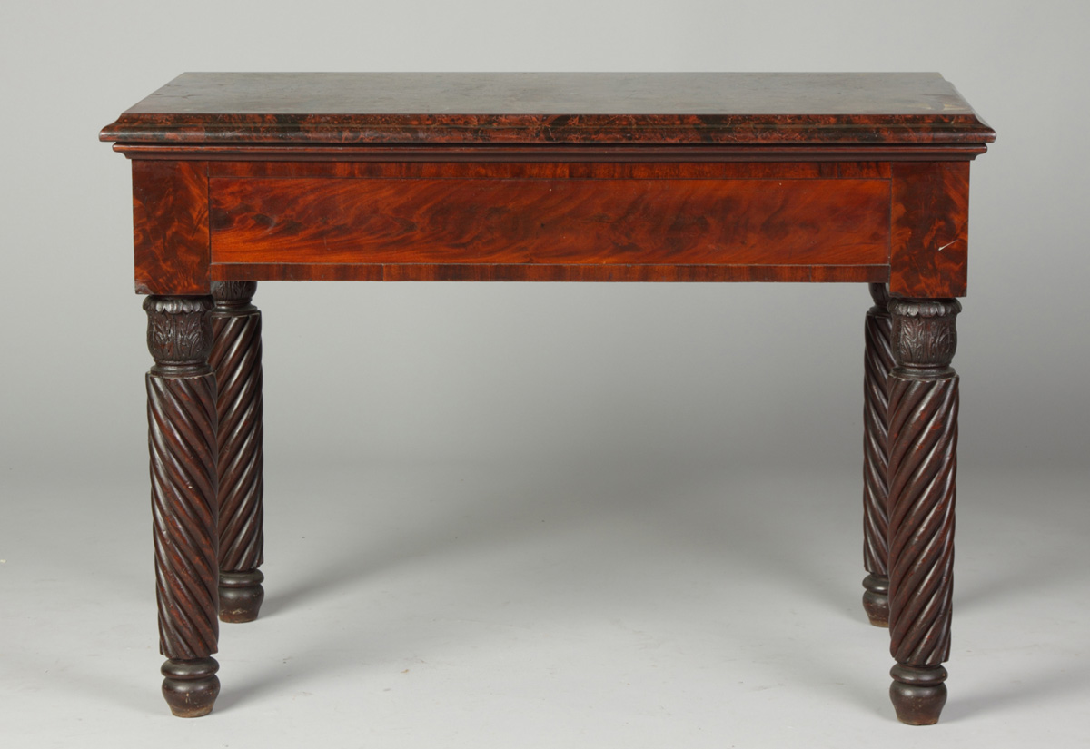 Empire Mahogany Mixing Table Turned