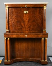 EMPIRE MAHOGANY SECRETAIRE A A