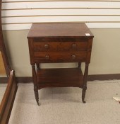 EMPIRE MAHOGANY SEWING TABLEEM