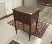 EMPIRE MAHOGANY SEWING TABLEEM