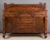 EMPIRE MAHOGANY SIDEBOARD, LAT