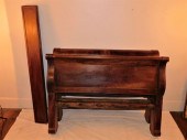 EMPIRE MAHOGANY SLEIGH BEDHeav