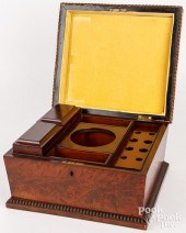 EMPIRE MAHOGANY TEA CADDY STOO