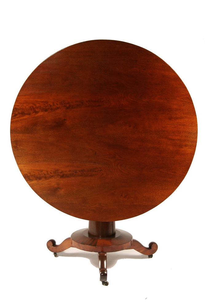 EMPIRE MAHOGANY TILT TOP LUNCHEON