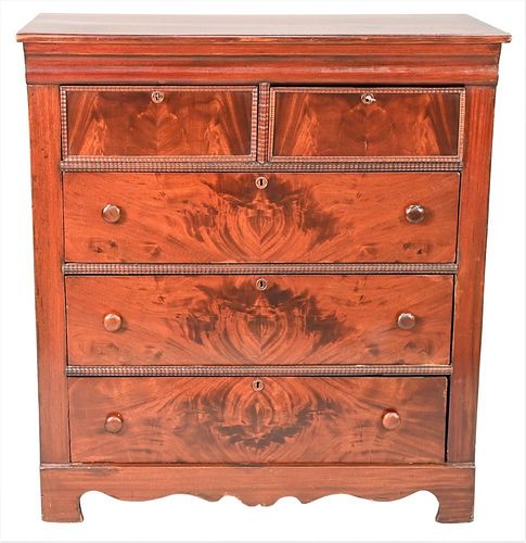 EMPIRE MAHOGANY TWO-OVER-THREE