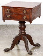 EMPIRE MAHOGANY WORK TABLE, CA